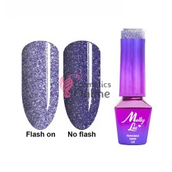 Oja Semi Molly Lac Flashing Light Darkness UV/ LED de 5 ml 616 Private Show Shimmer 